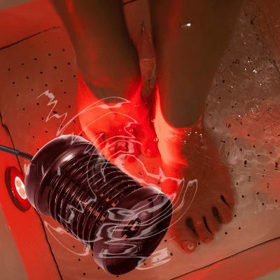 Appareil Massage Pieds - IonSpaMini™ - Noir - RituYel Du Jour