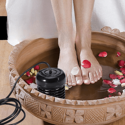 Appareil Massage Pieds - IonSpaMini™ - Noir - RituYel Du Jour