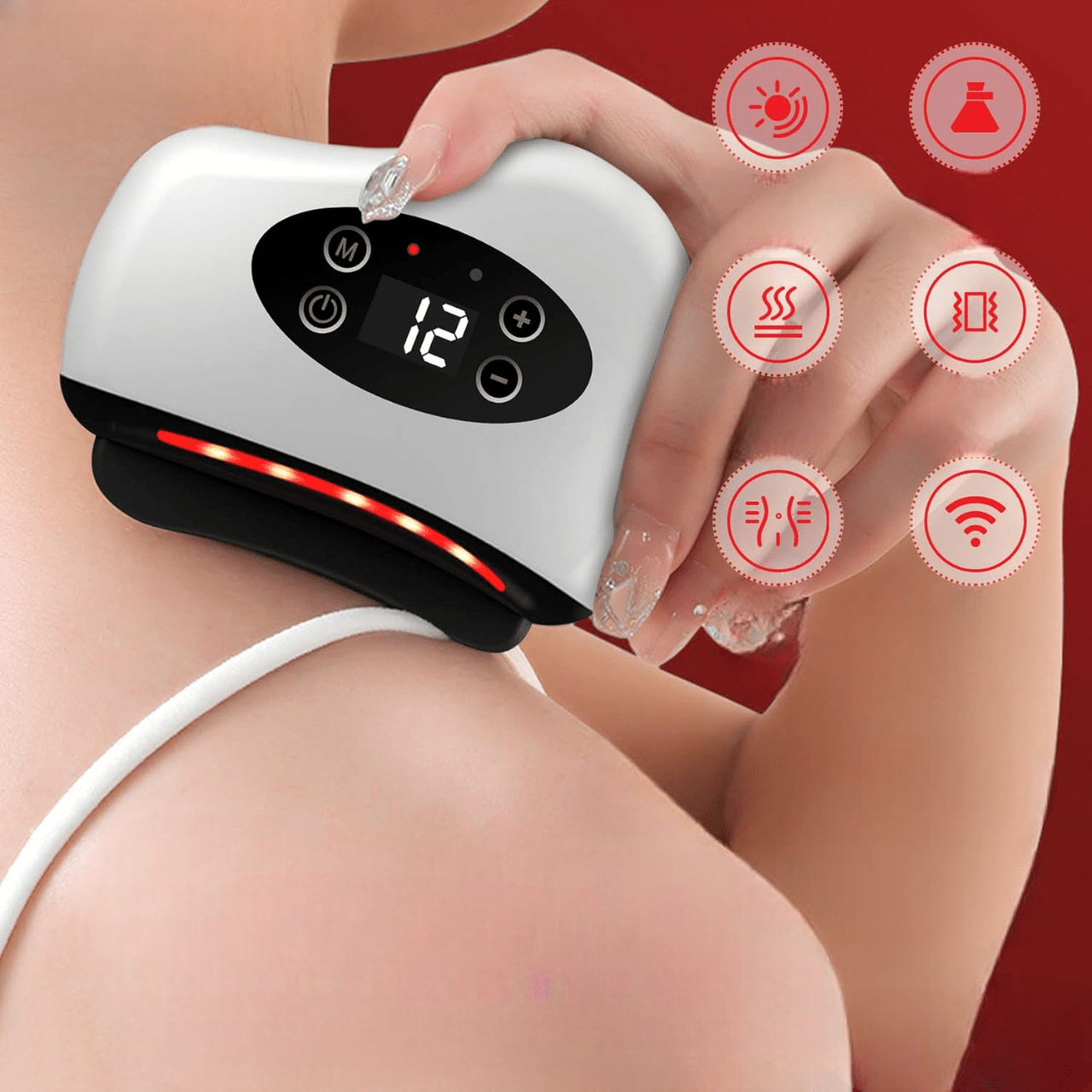 Masseur electrique - ElectricMassager™ - Blanc - RituYel Du Jour